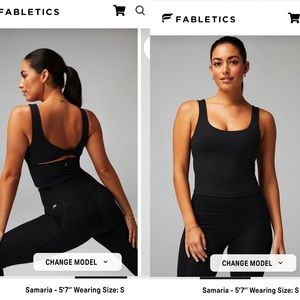 Fabletics Oasis Twist Built-In Bra Tank